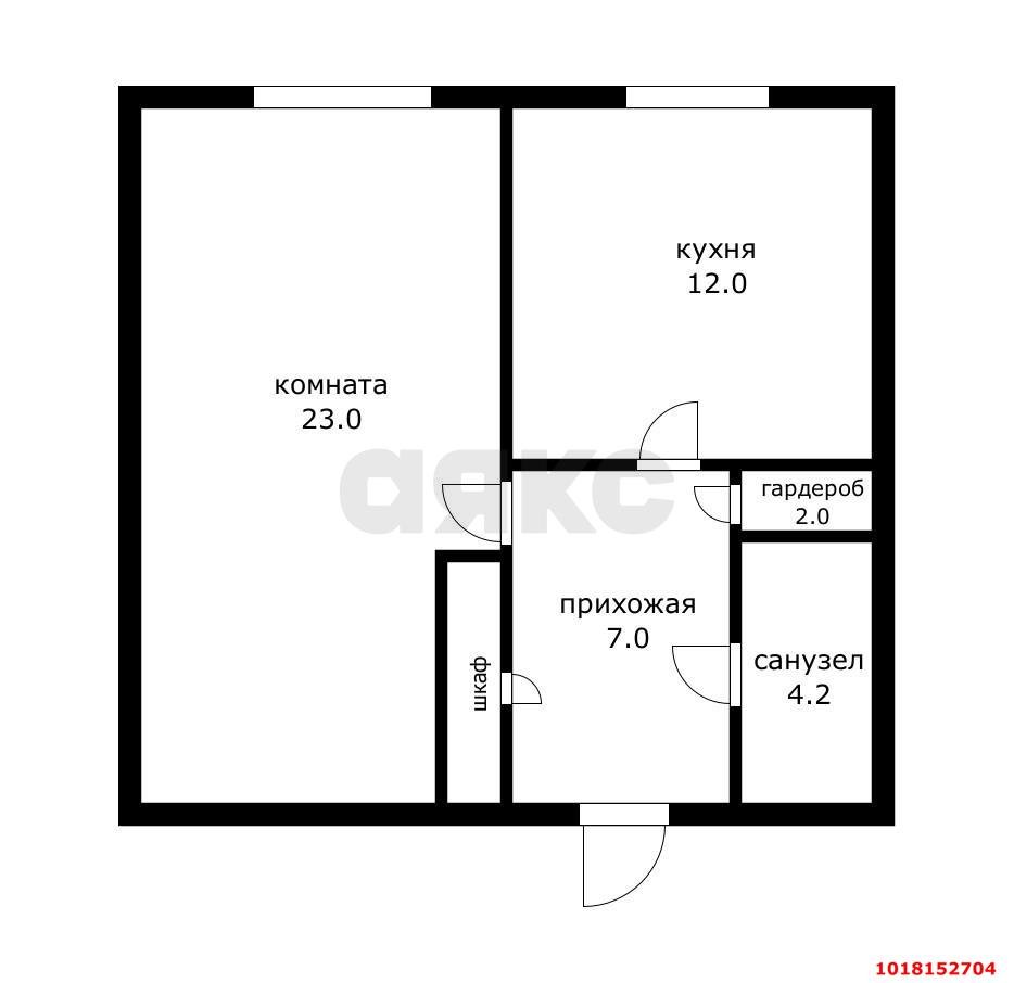 Фото №10: 1-комнатная квартира <span class="whitespace-nowrap">48 м²</span>, <span class="whitespace-nowrap">9/9 эт.</span> - Краснодар, Прикубанский внутригородской округ, имени Петра Метальникова, мкр. ЖК Любимый Дом, ул. Московская, 133к3