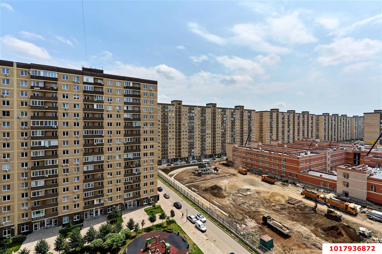 Фото №9: 1-комнатная квартира <span class="whitespace-nowrap">39 м²</span>, <span class="whitespace-nowrap">11/18 эт.</span> - Краснодар, Прикубанский внутригородской округ, мкр. жилой комплекс Дыхание, ул. Лётчика Позднякова, 2к14