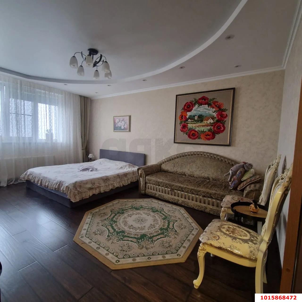 Фото №5: 1-комнатная квартира <span class="whitespace-nowrap">56 м²</span>, <span class="whitespace-nowrap">15/21 эт.</span> - Краснодар, Прикубанский внутригородской округ, Круглик, мкр. Школьный, ул. Филатова, 19/2
