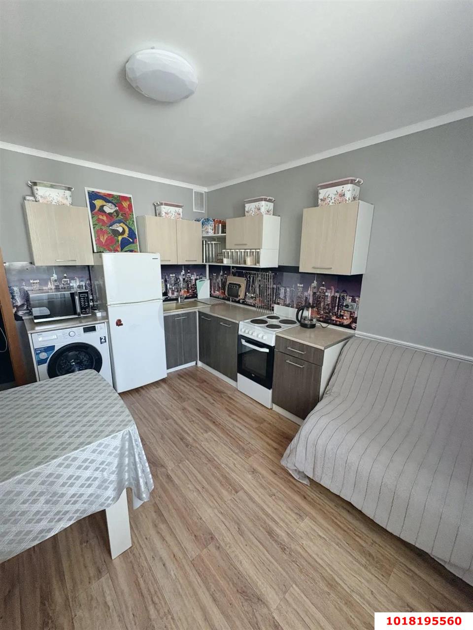 Фото №7: 1-комнатная квартира <span class="whitespace-nowrap">37 м²</span>, <span class="whitespace-nowrap">15/16 эт.</span> - Краснодар, Карасунский внутригородской округ, мкр. Почтовый, пр-кт имени писателя Знаменского, 31к1