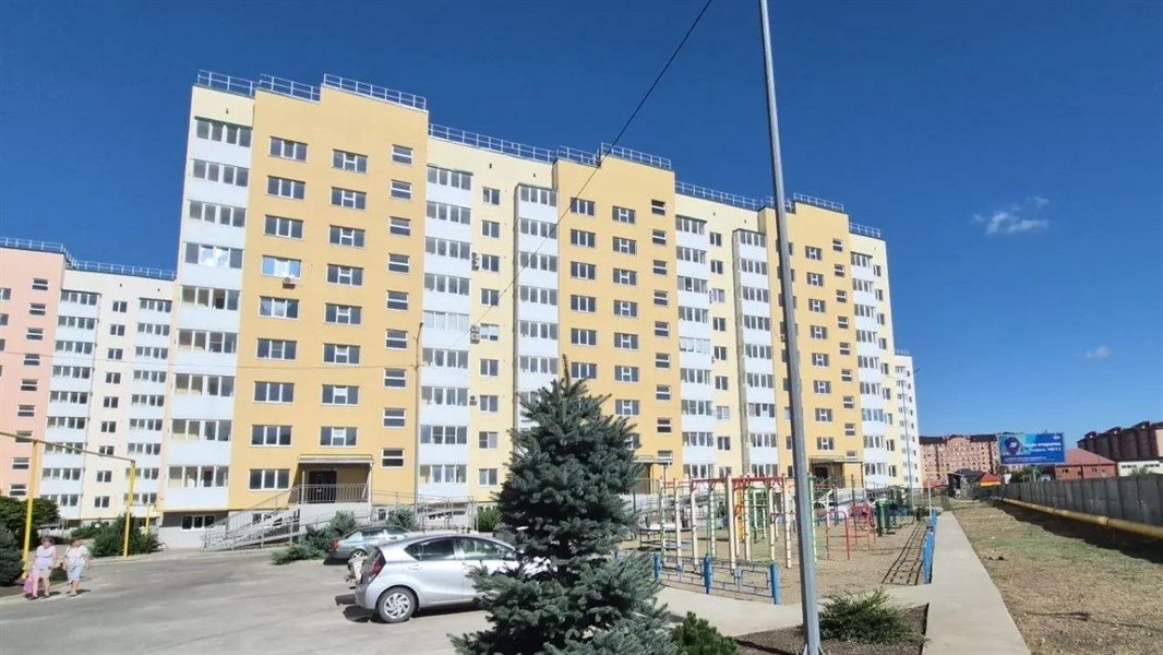 Фото №2: 2-комнатная квартира <span class="whitespace-nowrap">57 м²</span>, <span class="whitespace-nowrap">9/9 эт.</span> - Яблоновский, мкр. ЖК На Шоссейной, ул. Шоссейная, 72/4