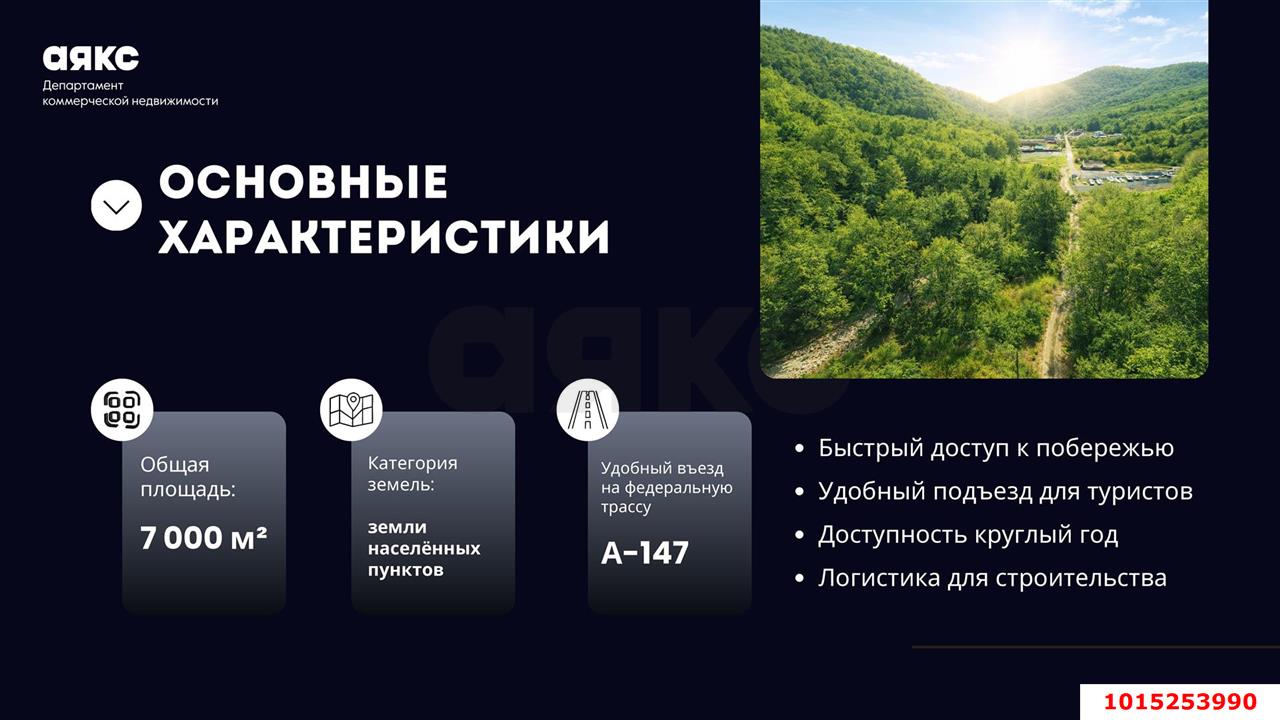Фото №2: Коммерческая земля <span class="whitespace-nowrap">70 сот.</span> - Ольгинка, мкр. Урочище Монах, 166