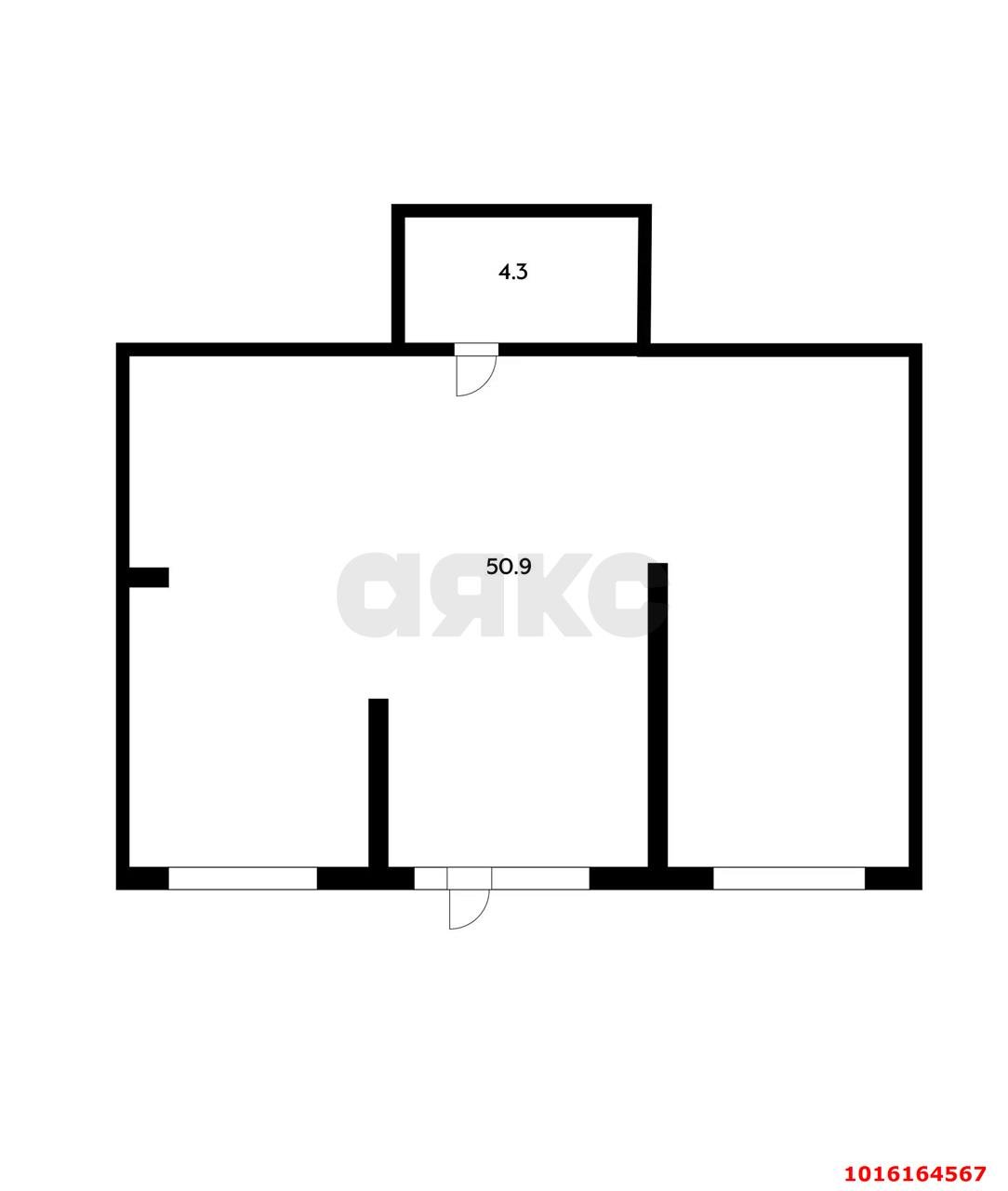 Фото №6: Торговое помещение <span class="whitespace-nowrap">55 м²</span>, <span class="whitespace-nowrap">1/16 эт.</span> - Краснодар, Прикубанский внутригородской округ, Славянский, мкр. Светлоград, ул. Красных Партизан, 1/4к15