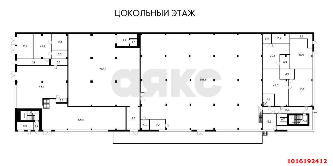 Фото №10: Отдельное здание <span class="whitespace-nowrap">800 м²</span>, <span class="whitespace-nowrap">1/3 эт.</span> - Туапсе, ул. Армавирская, 8Б
