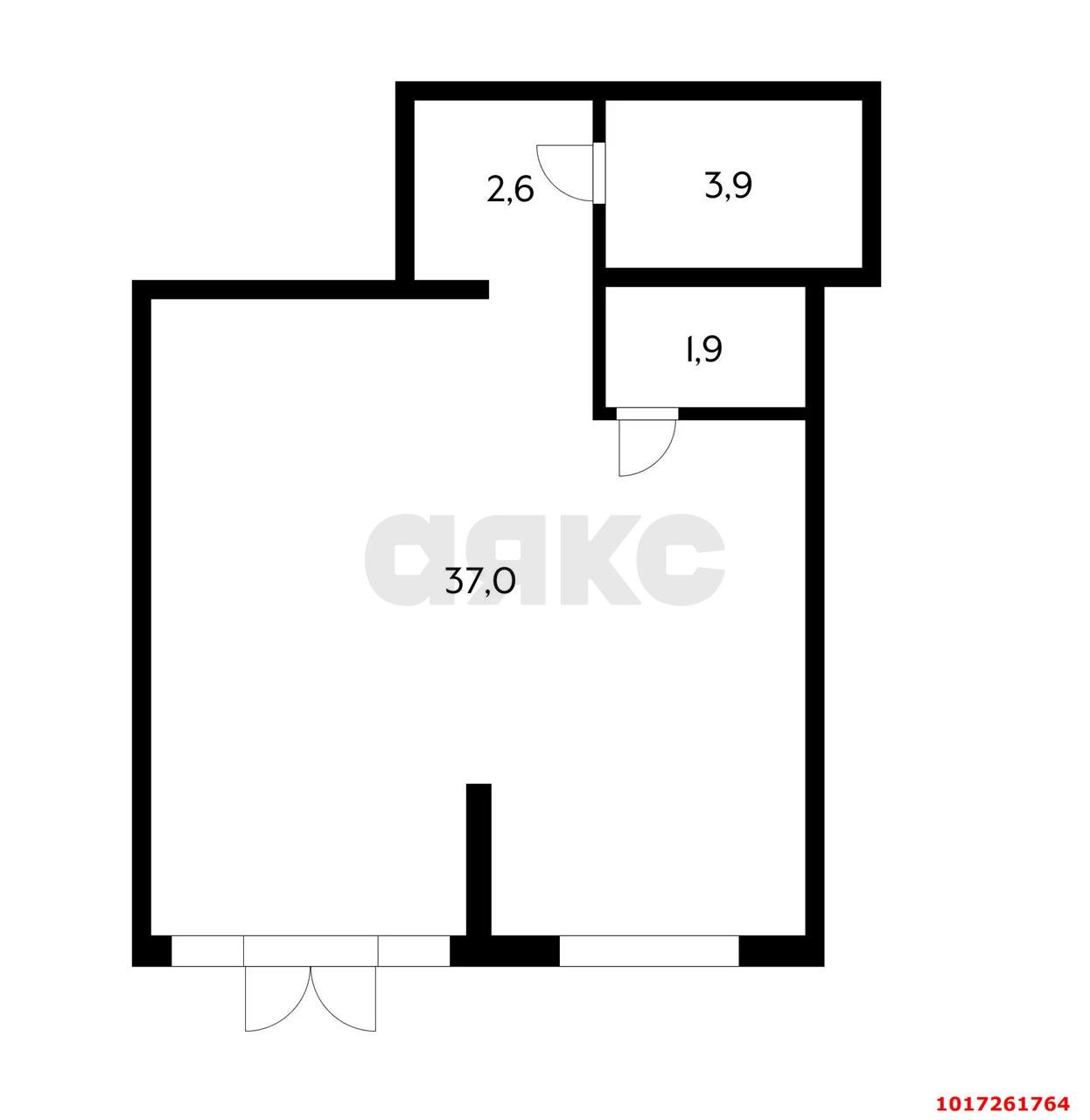 Фото №5: Торговое помещение <span class="whitespace-nowrap">45 м²</span>, <span class="whitespace-nowrap">1/18 эт.</span> - Краснодар, Прикубанский внутригородской округ, мкр. жилой комплекс Ракурс, ул. имени Героя Ростовского, 8к3