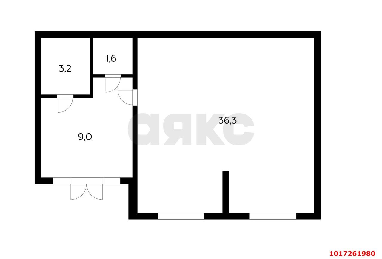 Фото №4: Торговое помещение <span class="whitespace-nowrap">50 м²</span>, <span class="whitespace-nowrap">1/18 эт.</span> - Краснодар, Прикубанский внутригородской округ, мкр. жилой комплекс Ракурс, ул. имени Героя Ростовского, 8к2