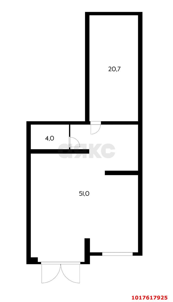 Фото №7: Торговое помещение <span class="whitespace-nowrap">75 м²</span>, <span class="whitespace-nowrap">1/20 эт.</span> - Краснодар, Центральный внутригородской округ, Табачная Фабрика, мкр. ЖК Все Свои Вип, ул. Колхозная, 5/2к1