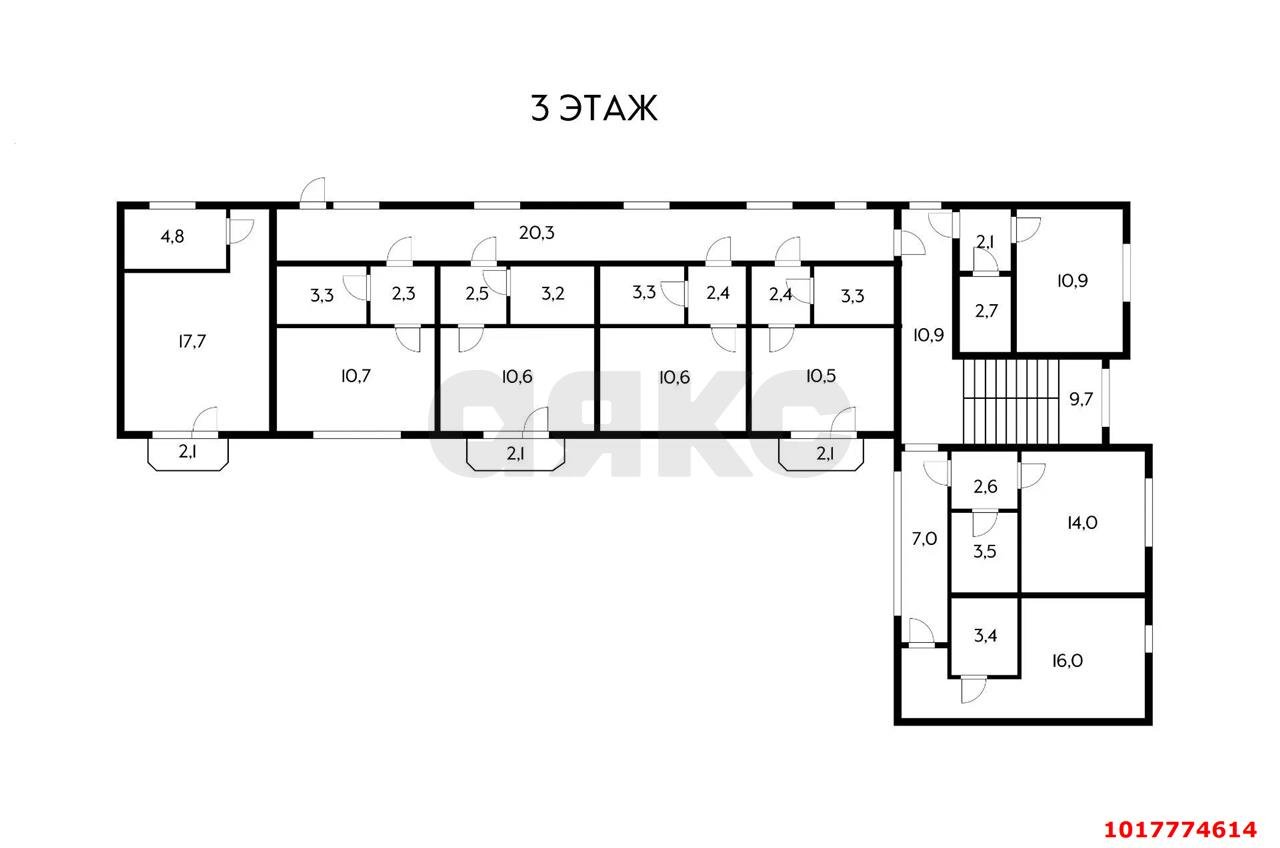 Фото №11: Готовый бизнес <span class="whitespace-nowrap">1608 м²</span>, <span class="whitespace-nowrap">1/4 эт.</span> - Краснодар, Прикубанский внутригородской округ, мкр. Музыкальный, ул. Дементия Красюка, 34