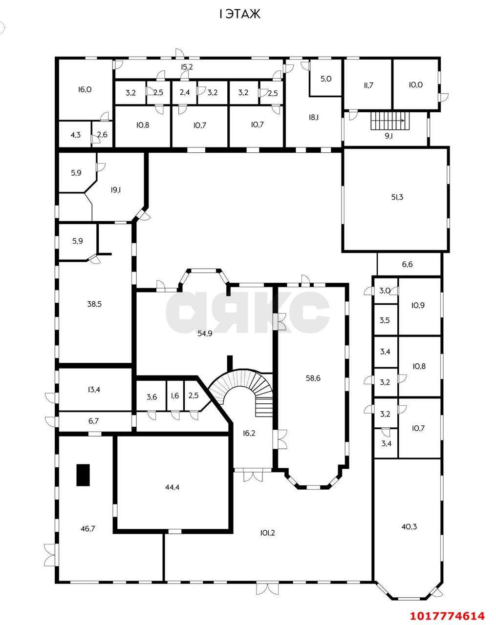 Фото №9: Готовый бизнес <span class="whitespace-nowrap">1608 м²</span>, <span class="whitespace-nowrap">1/4 эт.</span> - Краснодар, Прикубанский внутригородской округ, мкр. Музыкальный, ул. Дементия Красюка, 34