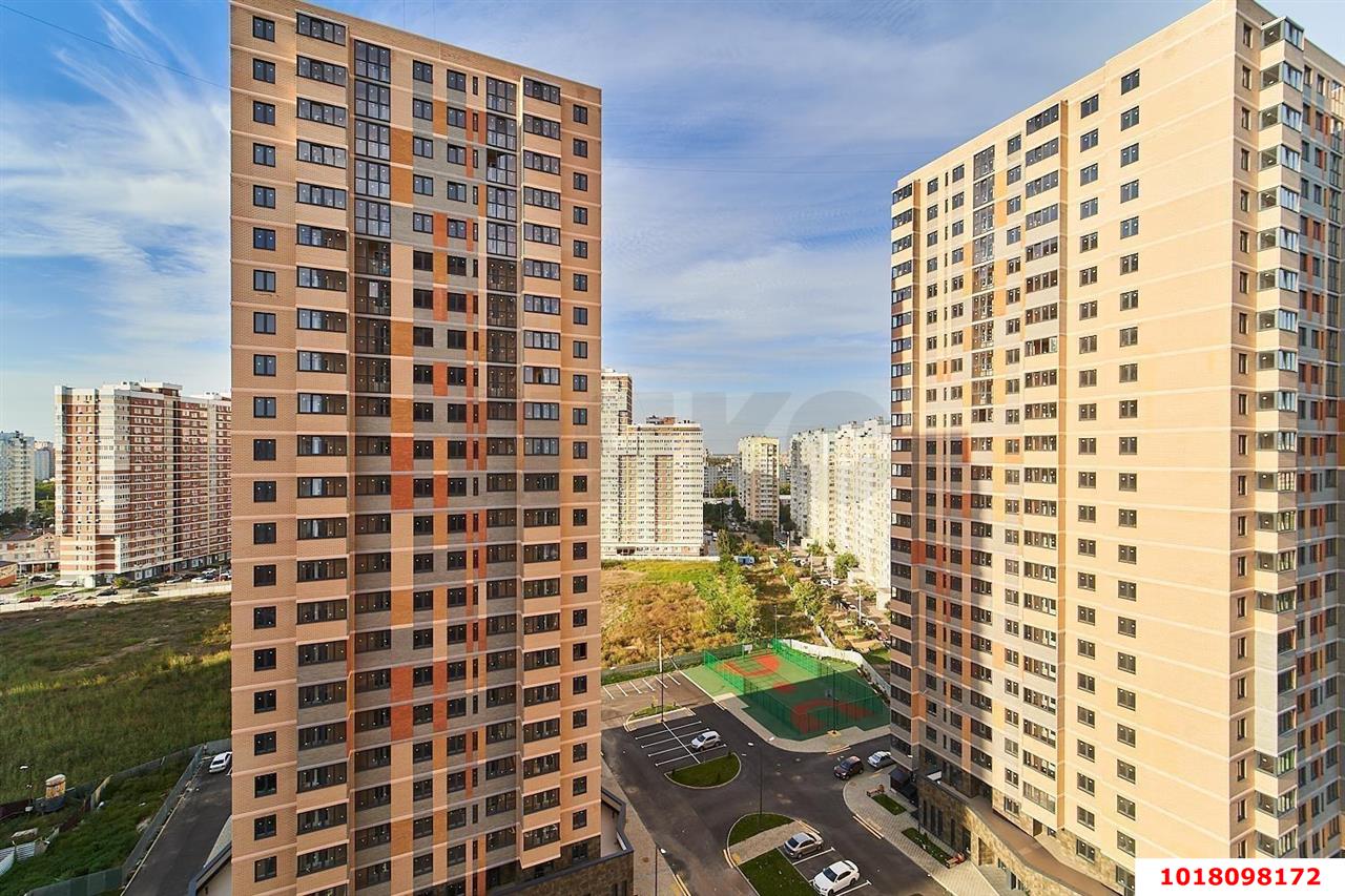 Фото №4: 1-комнатная квартира <span class="whitespace-nowrap">37 м²</span>, <span class="whitespace-nowrap">18/24 эт.</span> - Краснодар, Карасунский внутригородской округ, Гидростроителей, мкр. жилой комплекс Квартет, ул. Снесарева, 10