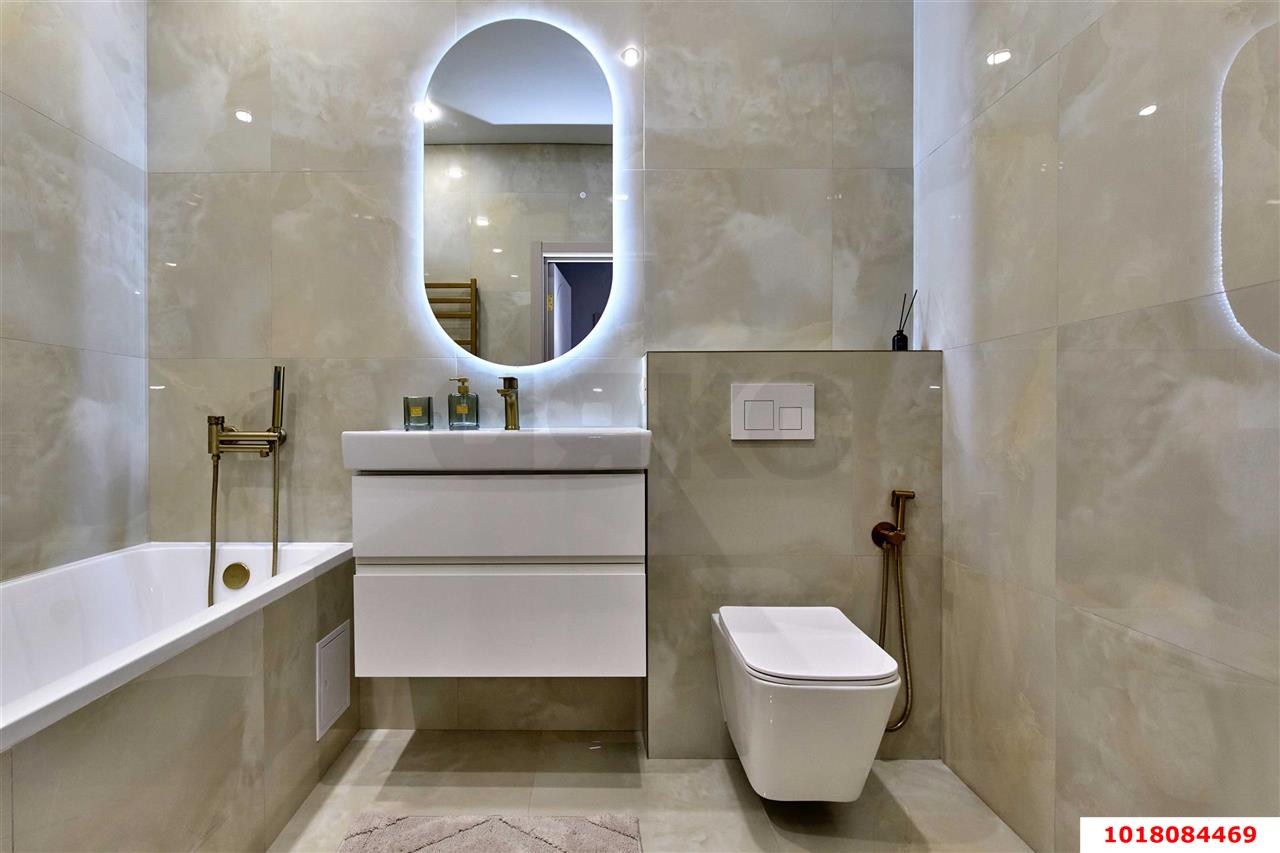 Фото №5: 1-комнатная квартира <span class="whitespace-nowrap">46 м²</span>, <span class="whitespace-nowrap">10/20 эт.</span> - Краснодар, Карасунский внутригородской округ, Хлопчато-бумажный Комбинат, мкр. ЖК Альфа, ул. Уральская, 100