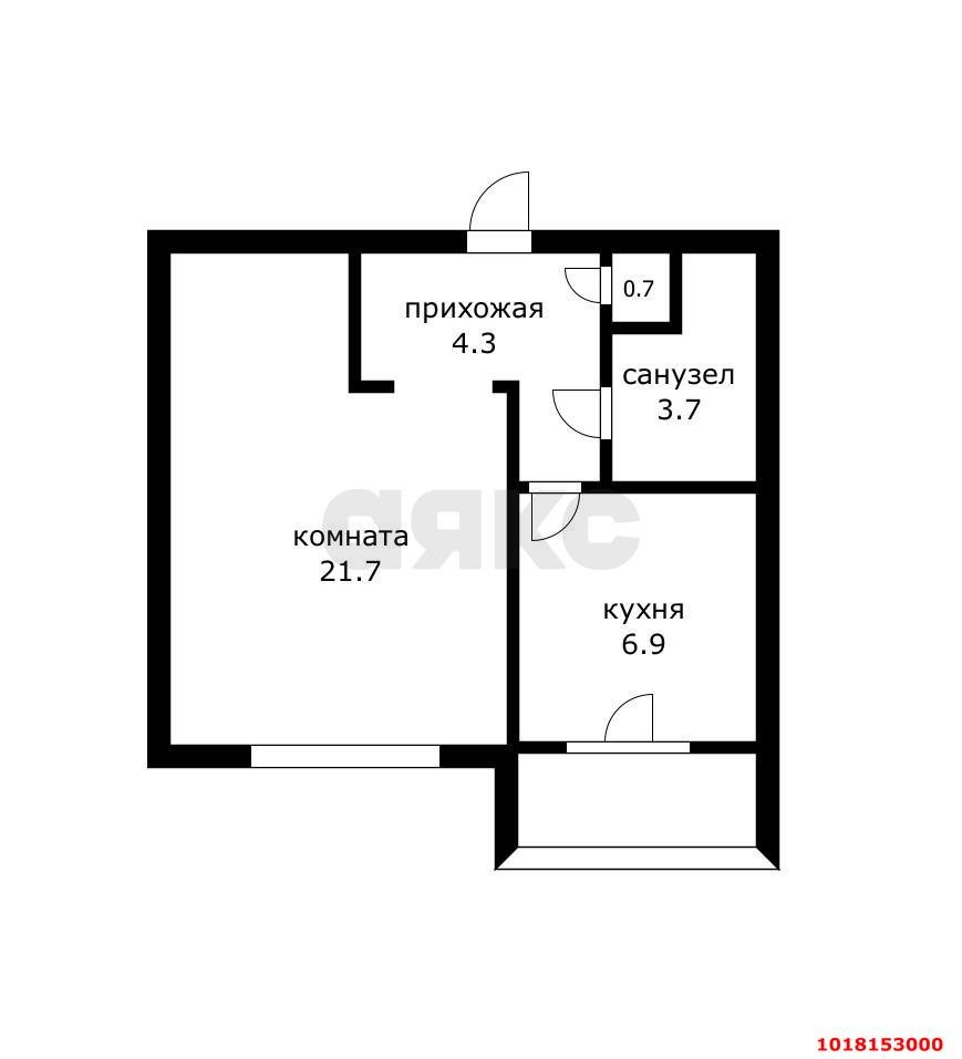 Фото №10: 1-комнатная квартира <span class="whitespace-nowrap">37 м²</span>, <span class="whitespace-nowrap">8/9 эт.</span> - Краснодар, Прикубанский внутригородской округ, мкр. 40 лет Победы, ул. Армавирская, 60