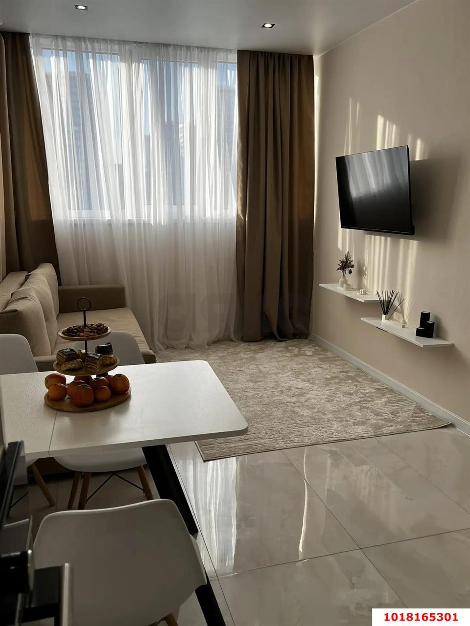 Фото №6: 1-комнатная квартира <span class="whitespace-nowrap">43 м²</span>, <span class="whitespace-nowrap">3/23 эт.</span> - Краснодар, Прикубанский внутригородской округ, Россинского, мкр. жилой комплекс Атлант, ул. Адмирала Крузенштерна, 6