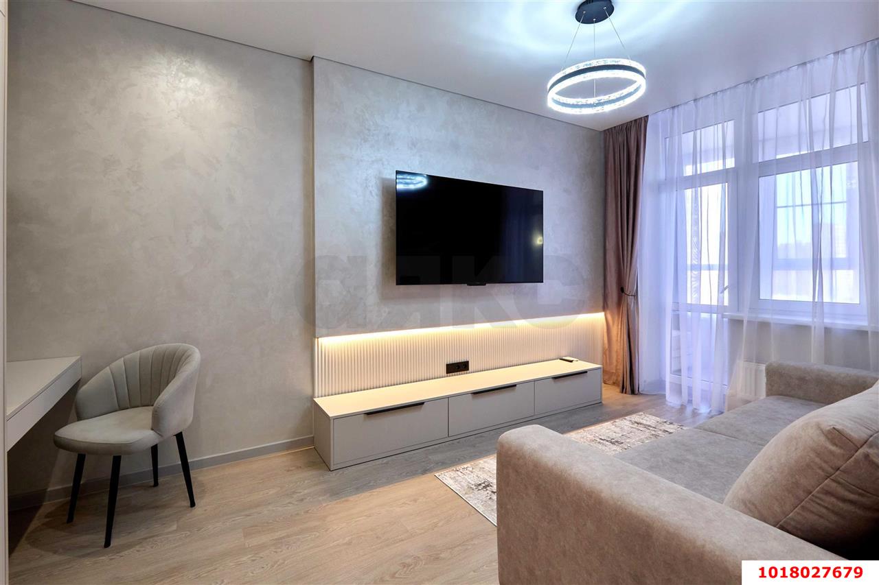 Фото №6: 1-комнатная квартира <span class="whitespace-nowrap">45 м²</span>, <span class="whitespace-nowrap">12/22 эт.</span> - Краснодар, Прикубанский внутригородской округ, мкр. Достояние, ул. Григория Булгакова, 16