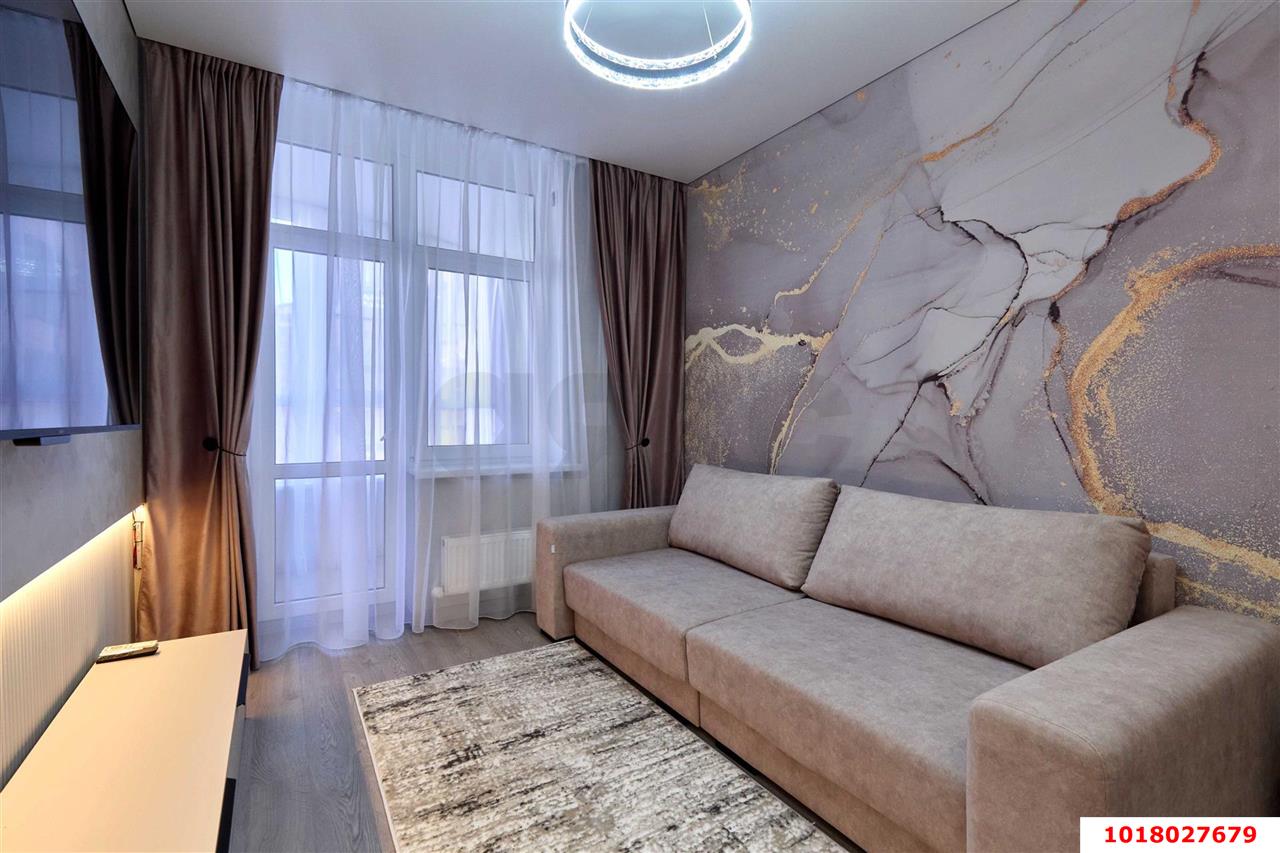 Фото №5: 1-комнатная квартира <span class="whitespace-nowrap">45 м²</span>, <span class="whitespace-nowrap">12/22 эт.</span> - Краснодар, Прикубанский внутригородской округ, мкр. Достояние, ул. Григория Булгакова, 16