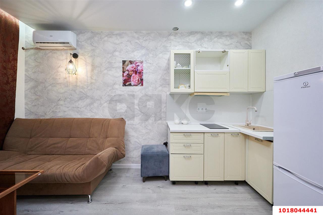 Фото №3: Студия <span class="whitespace-nowrap">20 м²</span>, <span class="whitespace-nowrap">14/20 эт.</span> - Краснодар, Прикубанский внутригородской округ, Калинино, Завод Радиоизмерительных Приборов, мкр. ЖК Акварели-2, ул. Тепличная, 62/1к3