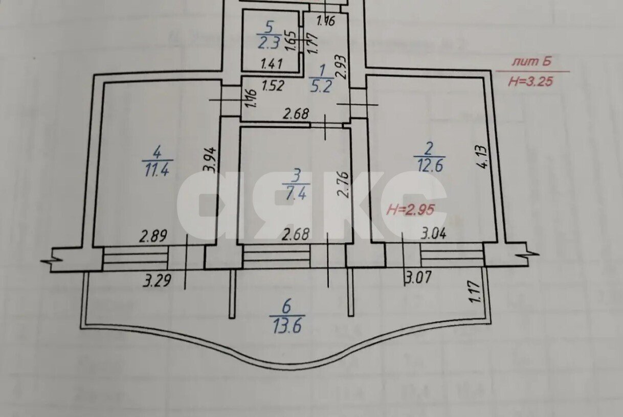 Фото №20: 2-комнатная квартира <span class="whitespace-nowrap">52 м²</span>, <span class="whitespace-nowrap">2/6 эт.</span> - Анапа, ул. Краснозелёных, 29А