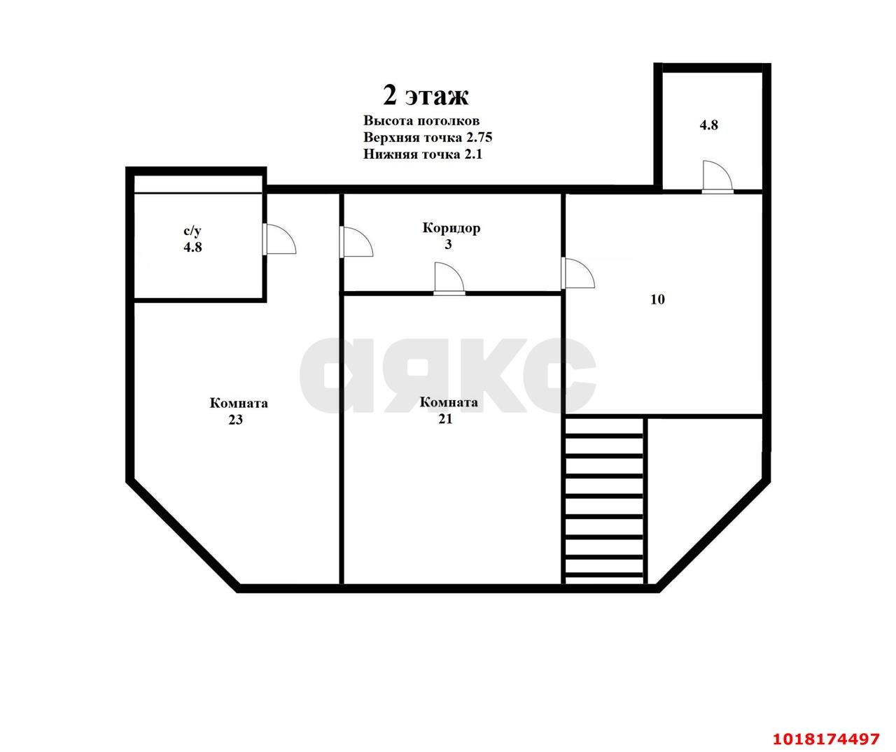 Фото №9: 3-комнатная квартира <span class="whitespace-nowrap">175 м²</span>, <span class="whitespace-nowrap">20/21 эт.</span> - Краснодар, Центральный внутригородской округ, мкр. Центральный, ул. Ломоносова, 97