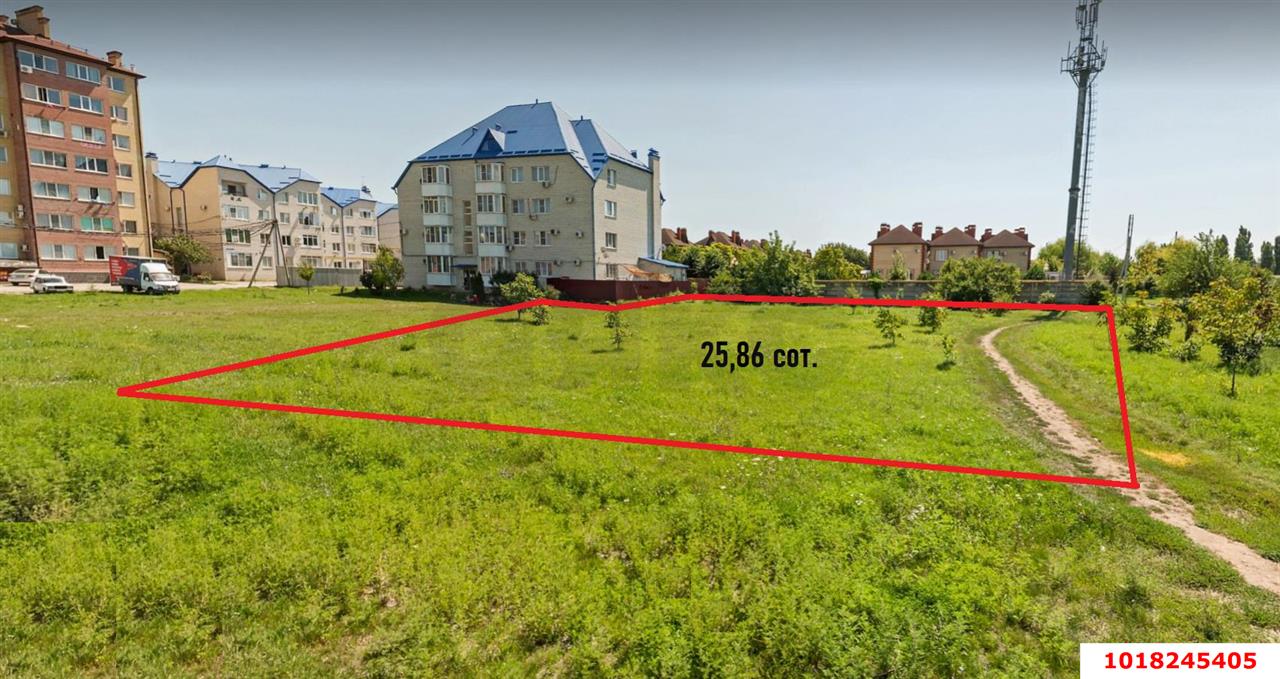 Фото №5: Земельный участок под ИЖС <span class="whitespace-nowrap">25.86 сот.</span> - Краснодар, Прикубанский внутригородской округ, мкр. Новый, ул. Апрельская
