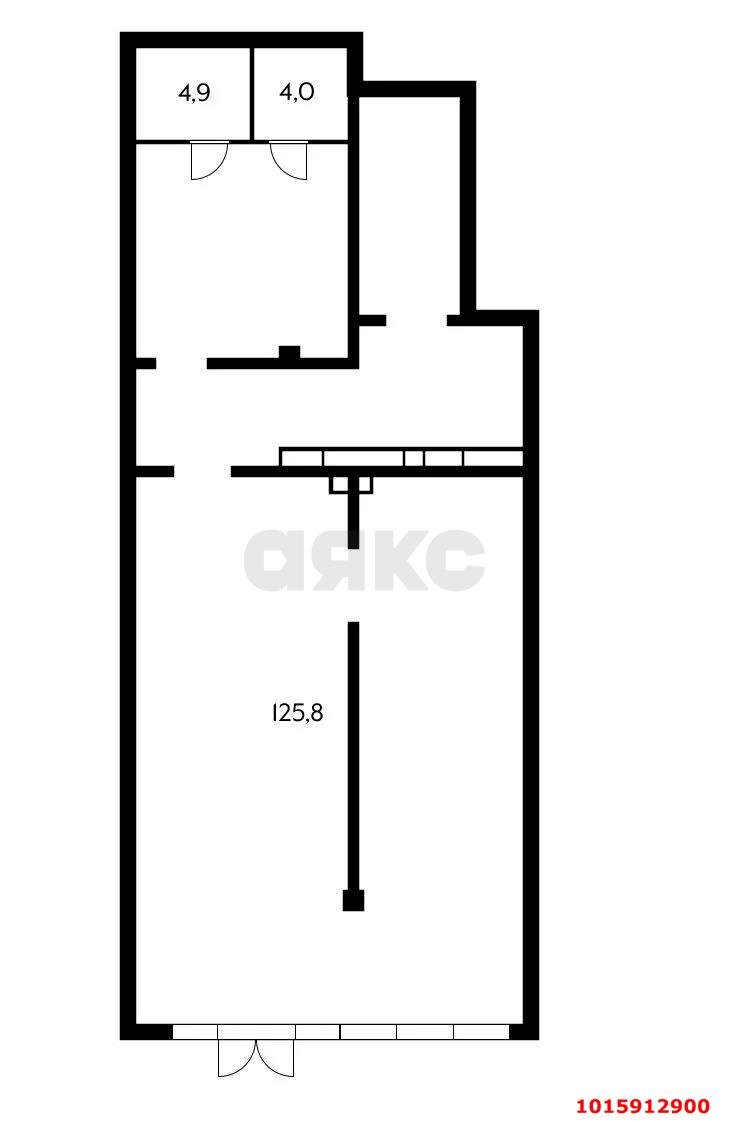 Фото №14: Торговое помещение <span class="whitespace-nowrap">134 м²</span>, <span class="whitespace-nowrap">1/24 эт.</span> - Краснодар, Прикубанский внутригородской округ, Круглик, жилой комплекс Сердце, мкр. Школьный, ул. Школьная, 1