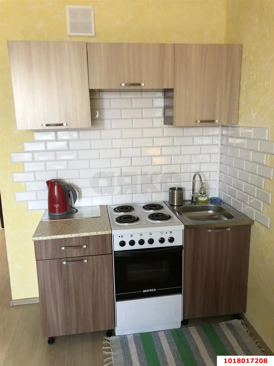 Фото №2: Студия <span class="whitespace-nowrap">29 м²</span>, <span class="whitespace-nowrap">11/17 эт.</span> - Краснодар, Прикубанский внутригородской округ, Музыкальный, мкр. имени Петра Метальникова, ул. Петра Метальникова, 11