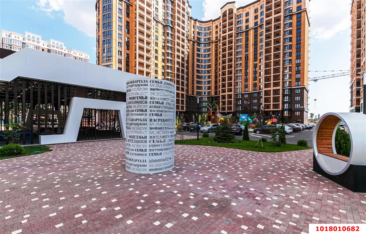 Фото №5: 1-комнатная квартира <span class="whitespace-nowrap">44 м²</span>, <span class="whitespace-nowrap">13/22 эт.</span> - Краснодар, Прикубанский внутригородской округ, мкр. Достояние, ул. Григория Булгакова