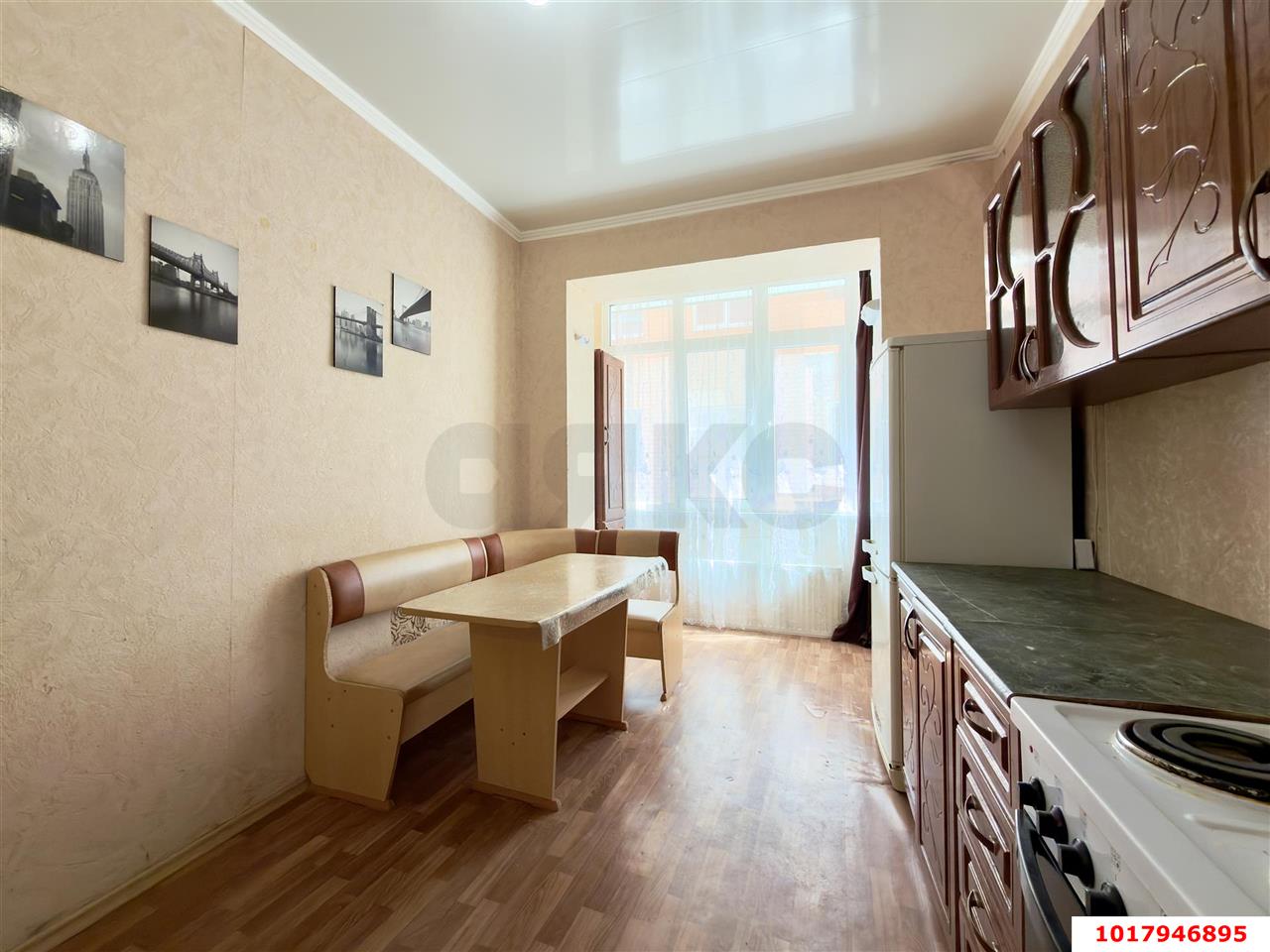 Фото №2: 1-комнатная квартира <span class="whitespace-nowrap">39 м²</span>, <span class="whitespace-nowrap">1/6 эт.</span> - Краснодар, Прикубанский внутригородской округ, мкр. Музыкальный, ул. имени И.И. Дунаевского, 9
