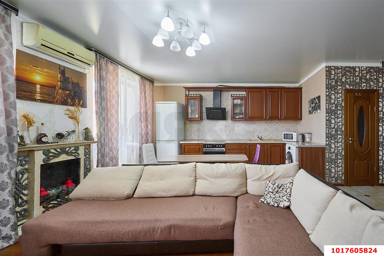 Фото №2: 3-комнатная квартира <span class="whitespace-nowrap">95 м²</span>, <span class="whitespace-nowrap">7/8 эт.</span> - Краснодар, Прикубанский внутригородской округ, мкр. Музыкальный, ул. Аксайская, 44