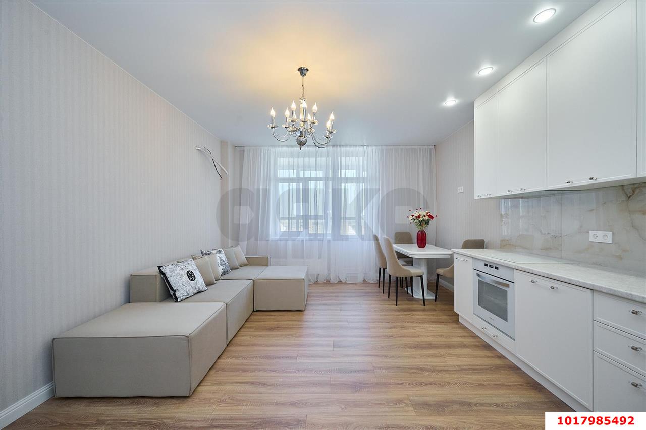 Фото №4: 2-комнатная квартира <span class="whitespace-nowrap">78 м²</span>, <span class="whitespace-nowrap">22/24 эт.</span> - Краснодар, Прикубанский внутригородской округ, мкр. Достояние, ул. Григория Булгакова, 19