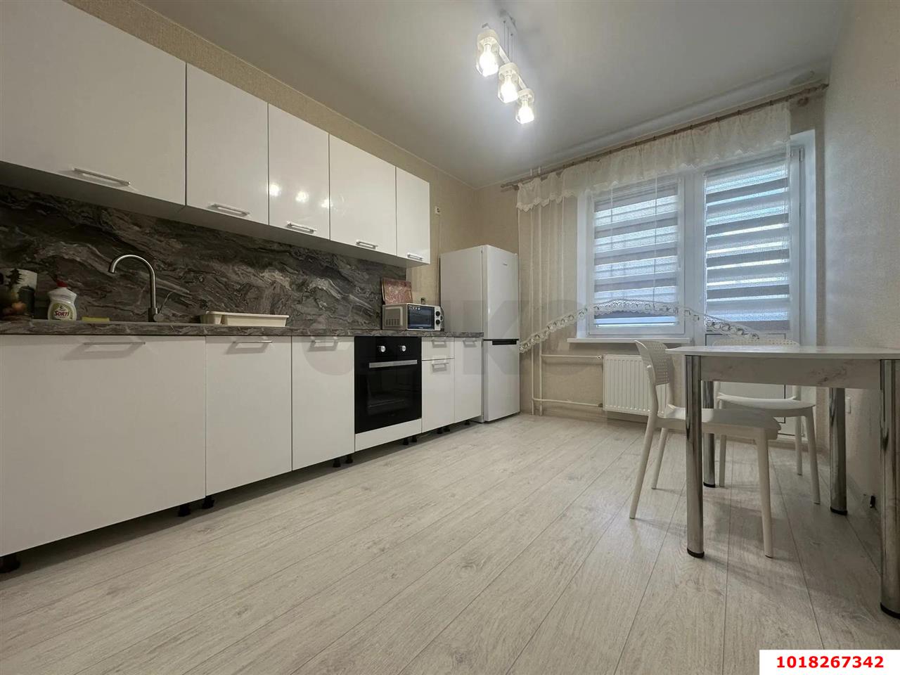 Фото №2: 1-комнатная квартира <span class="whitespace-nowrap">40 м²</span>, <span class="whitespace-nowrap">13/16 эт.</span> - Краснодар, Прикубанский внутригородской округ, Восточный, мкр. жилой комплекс Квартал № 6, ул. Генерал-лейтенанта Александра Сапрунова, 17