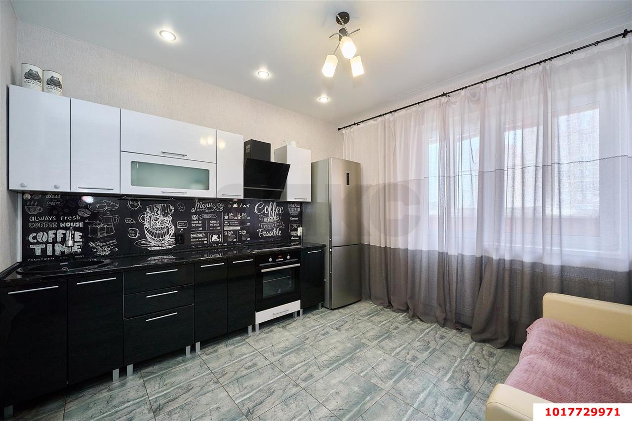 Фото №7: 1-комнатная квартира <span class="whitespace-nowrap">48 м²</span>, <span class="whitespace-nowrap">5/16 эт.</span> - Краснодар, Прикубанский внутригородской округ, Фестивальный, ЖК Екатеринодар, мкр. Солнечный, ул. Архитектора Петина, 18/2