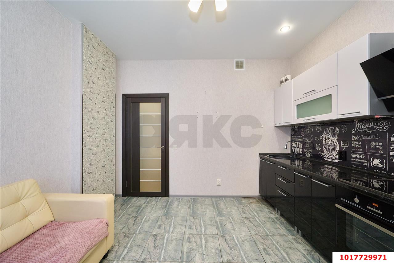 Фото №9: 1-комнатная квартира <span class="whitespace-nowrap">48 м²</span>, <span class="whitespace-nowrap">5/16 эт.</span> - Краснодар, Прикубанский внутригородской округ, Фестивальный, ЖК Екатеринодар, мкр. Солнечный, ул. Архитектора Петина, 18/2