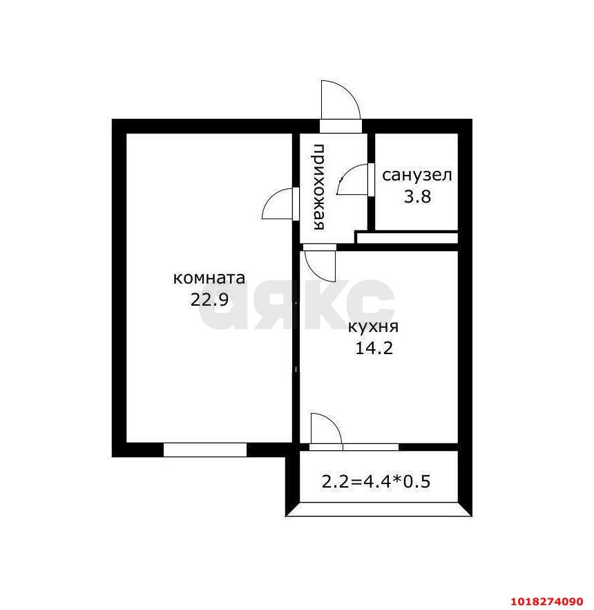 Фото №12: 1-комнатная квартира <span class="whitespace-nowrap">49 м²</span>, <span class="whitespace-nowrap">9/17 эт.</span> - Краснодар, Карасунский внутригородской округ, Комсомольский, мкр. ЖК Пересвет-Карасунский, ул. Сормовская, 214