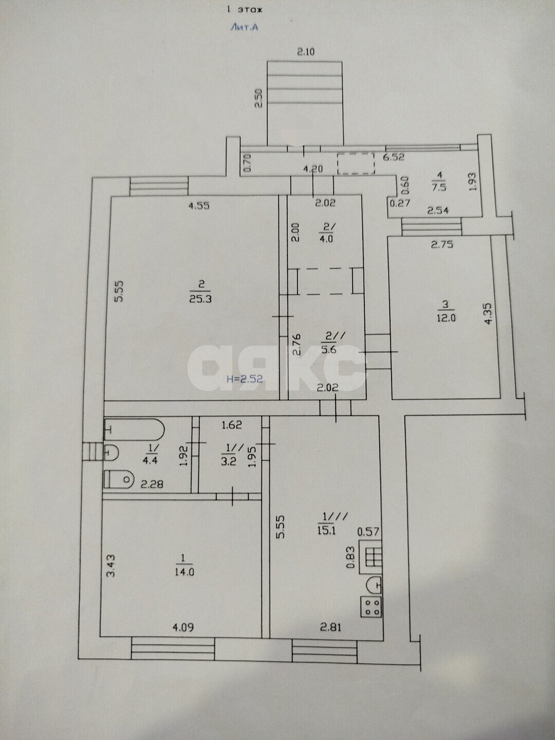 Фото №37: 3-комнатная квартира <span class="whitespace-nowrap">91 м²</span>, <span class="whitespace-nowrap">1/5 эт.</span> - Горячий Ключ, мкр. Администрация, ул. Ленина, 236