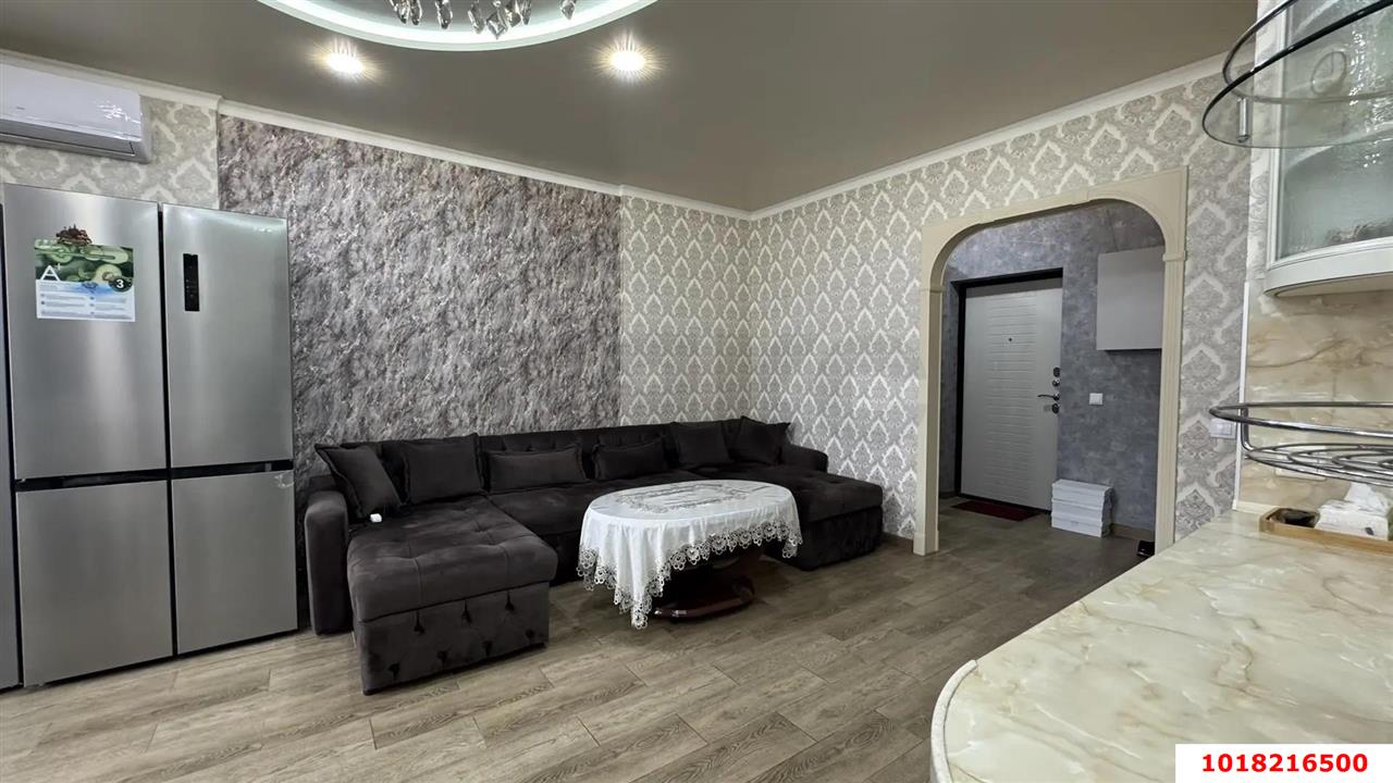 Фото №4: 2-комнатная квартира <span class="whitespace-nowrap">55 м²</span>, <span class="whitespace-nowrap">5/9 эт.</span> - Знаменский, Карасунский внутригородской округ, мкр. Родные Просторы, ул. Природная, 10Бк20