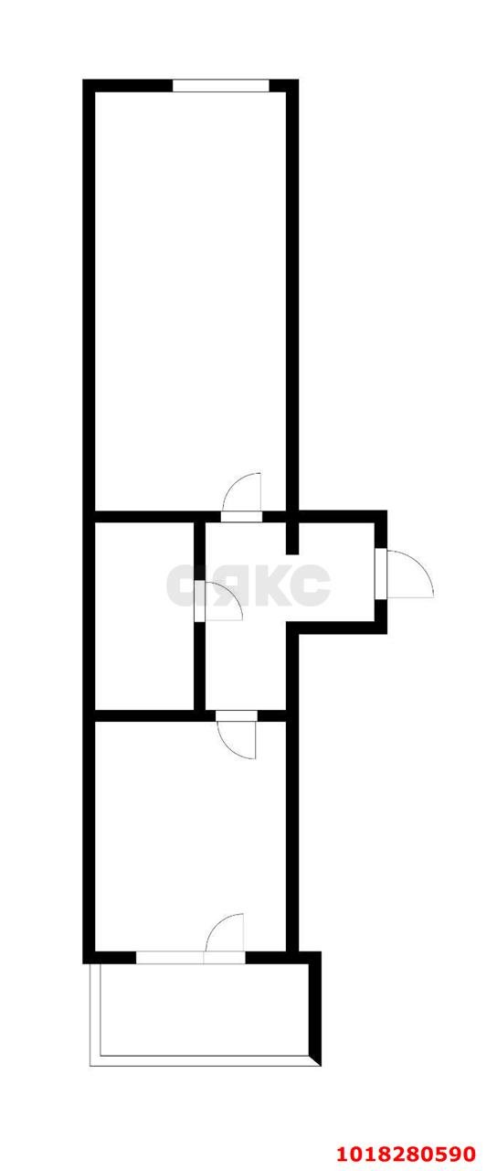 Фото №12: 1-комнатная квартира <span class="whitespace-nowrap">39 м²</span>, <span class="whitespace-nowrap">3/5 эт.</span> - Новая Адыгея, мкр. жилой комплекс Родной Дом, ул. Бжегокайская, 31/5Ак1