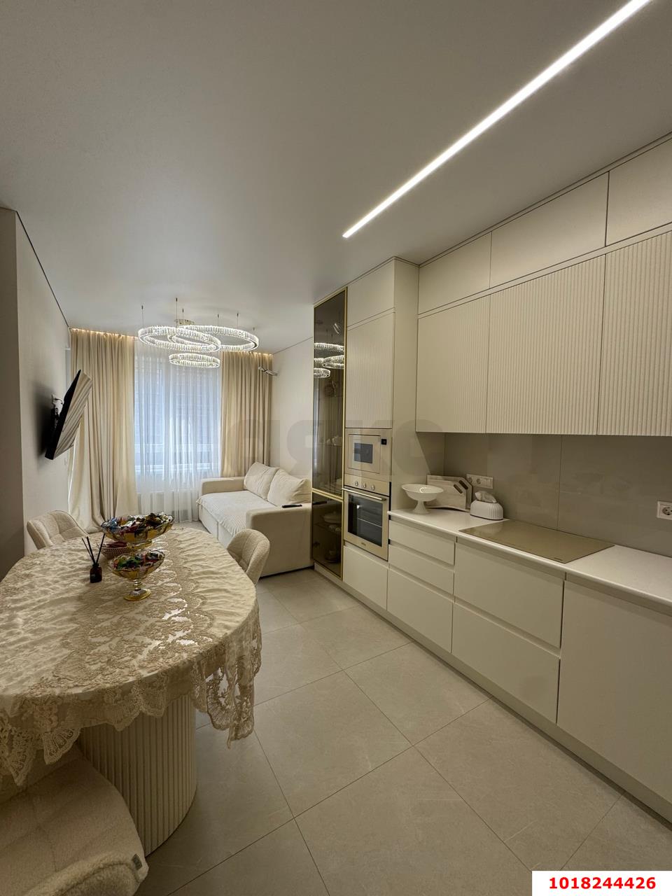 Фото №3: 3-комнатная квартира <span class="whitespace-nowrap">82 м²</span>, <span class="whitespace-nowrap">5/16 эт.</span> - Краснодар, Прикубанский внутригородской округ, мкр. ЖК Самолёт-6, ул. Ивана Беличенко, 88к1