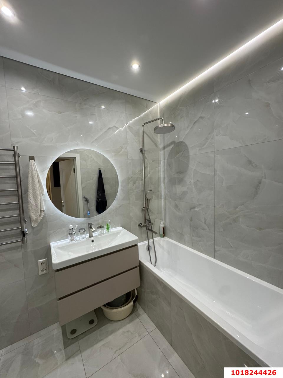 Фото №10: 3-комнатная квартира <span class="whitespace-nowrap">82 м²</span>, <span class="whitespace-nowrap">5/16 эт.</span> - Краснодар, Прикубанский внутригородской округ, мкр. ЖК Самолёт-6, ул. Ивана Беличенко, 88к1