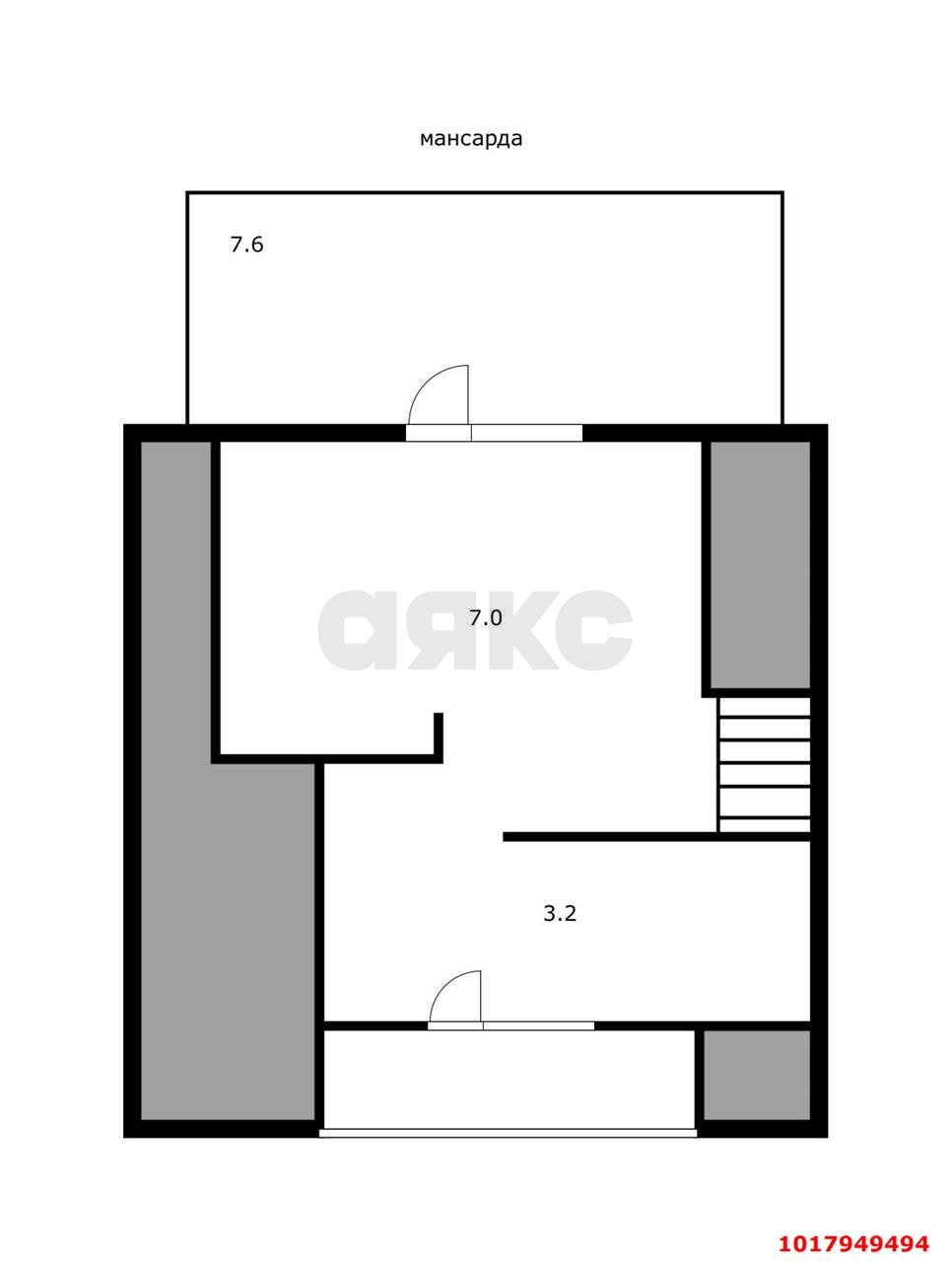 Фото №10: Дом <span class="whitespace-nowrap">35 м²</span> <span class="whitespace-nowrap">+ 5 сот.</span>, <span class="whitespace-nowrap">2 эт.</span> - СНТ Дорожник, мкр. Прикубанский внутригородской округ, ул. Вишнёвая, 13