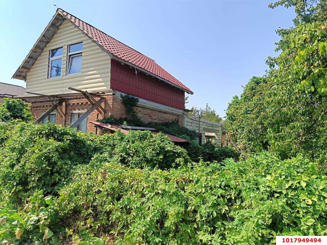Фото №2: Дом <span class="whitespace-nowrap">35 м²</span> <span class="whitespace-nowrap">+ 5 сот.</span>, <span class="whitespace-nowrap">2 эт.</span> - СНТ Дорожник, мкр. Прикубанский внутригородской округ, ул. Вишнёвая, 13