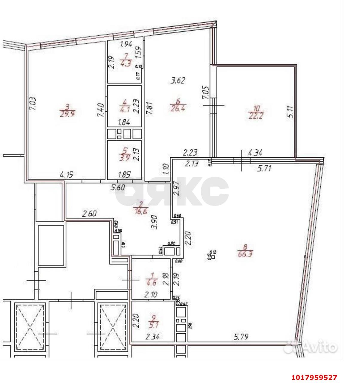 Фото №21: Пентхаус <span class="whitespace-nowrap">200 м²</span>, <span class="whitespace-nowrap">25/25 эт.</span> - Краснодар, Карасунский внутригородской округ, Хлопчато-бумажный Комбинат, мкр. жилой комплекс Галактика, ул. Уральская, 71к2