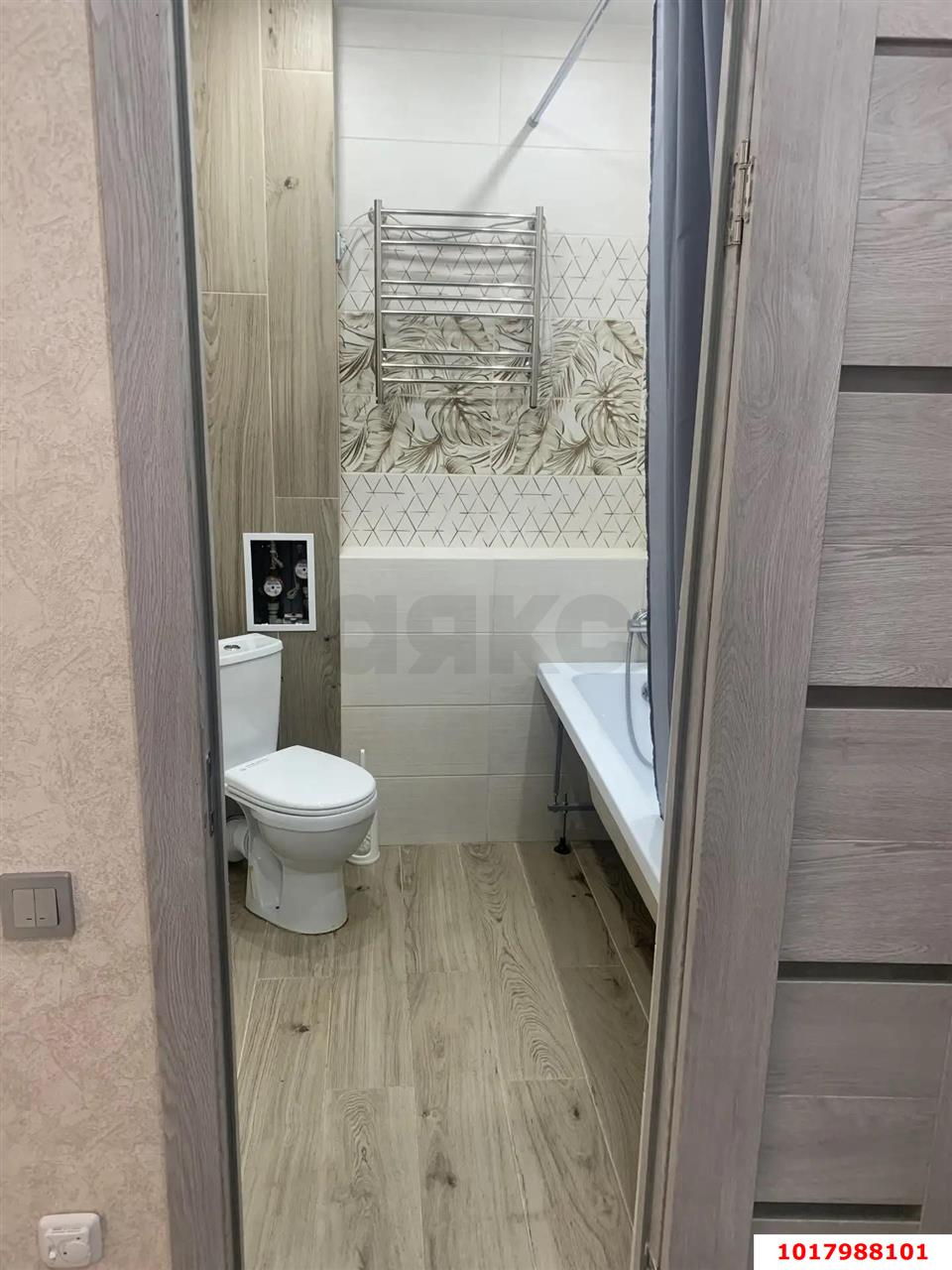 Фото №8: 2-комнатная квартира <span class="whitespace-nowrap">54 м²</span>, <span class="whitespace-nowrap">3/3 эт.</span> - Краснодар, Прикубанский внутригородской округ, Калинино, имени Петра Метальникова, мкр. ЖК Арбатский, ул. Цезаря Куникова, 18к10