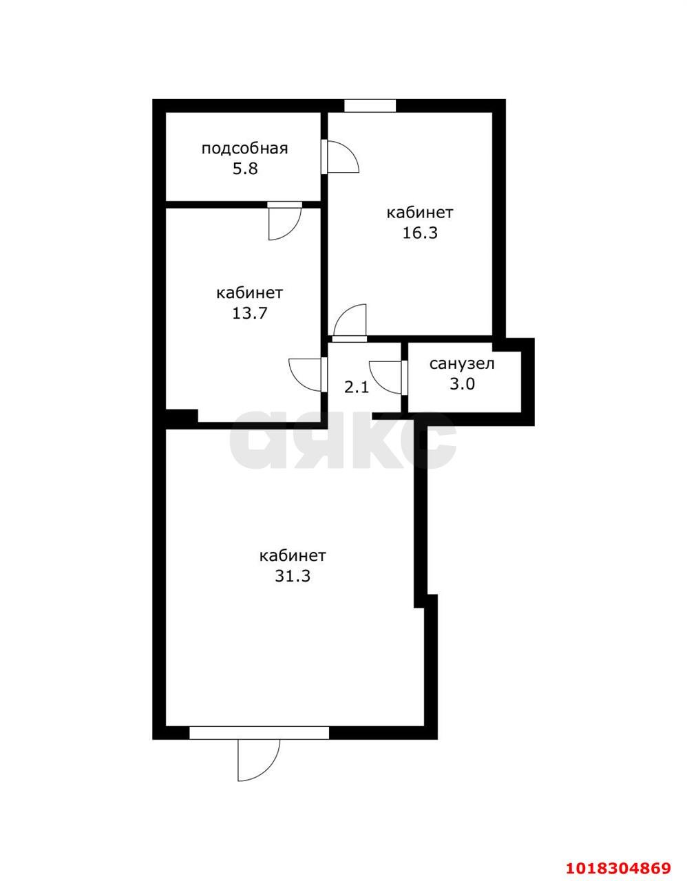 Фото №10: Торговое помещение <span class="whitespace-nowrap">72 м²</span>, <span class="whitespace-nowrap">3 эт.</span> - Краснодар, Карасунский внутригородской округ, мкр. Камвольно-суконный Комбинат, ул. Просторная, 84