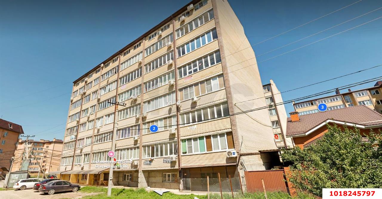 Фото №4: Студия <span class="whitespace-nowrap">24 м²</span>, <span class="whitespace-nowrap">6/7 эт.</span> - Российский, мкр. Прикубанский внутригородской округ, ул. 2-я Тверская, 2