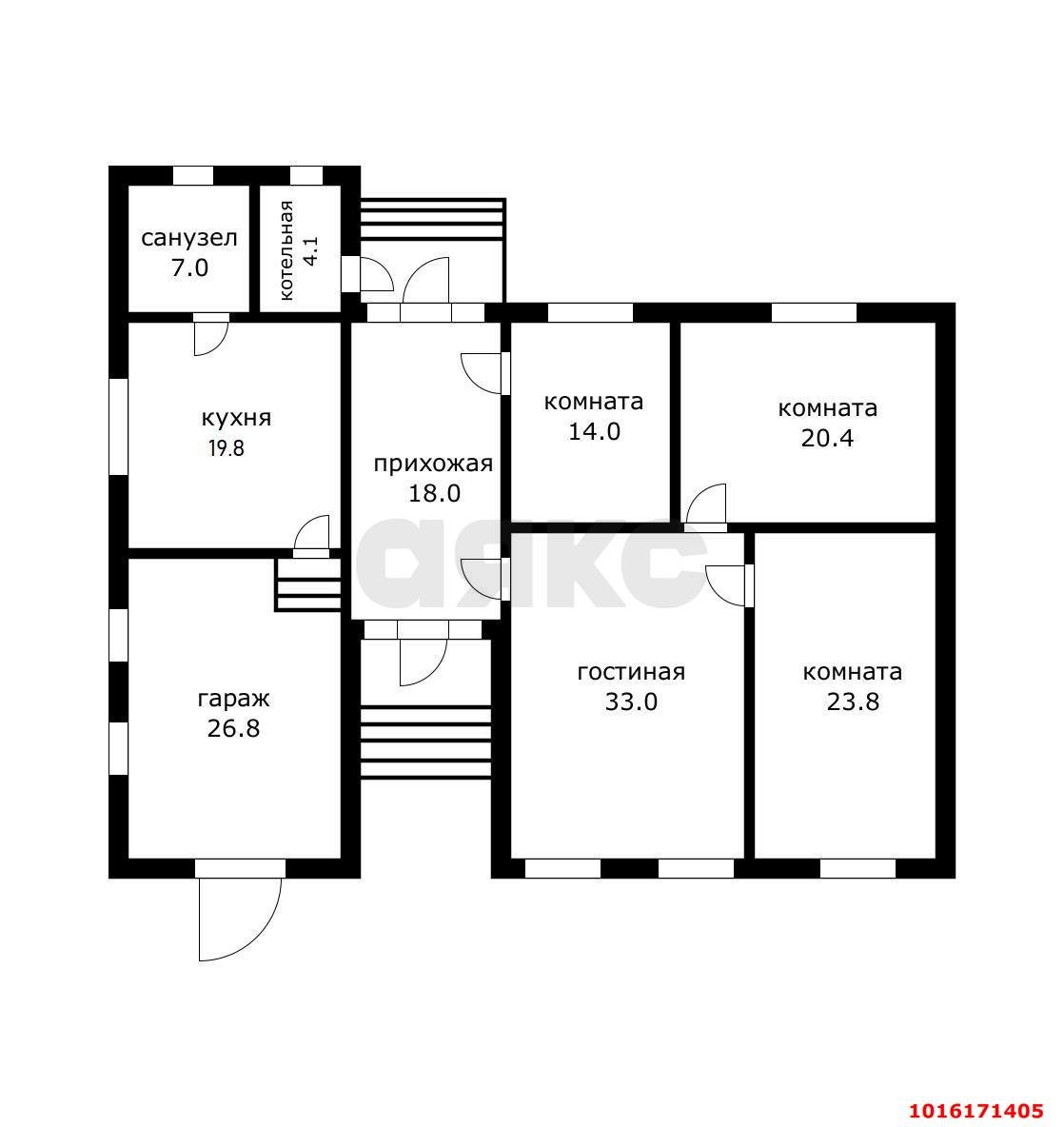 Фото №10: Дом <span class="whitespace-nowrap">189 м²</span> <span class="whitespace-nowrap">+ 43.6 сот.</span>, <span class="whitespace-nowrap">1 эт.</span> - Мингрельская, ул. Красноармейская