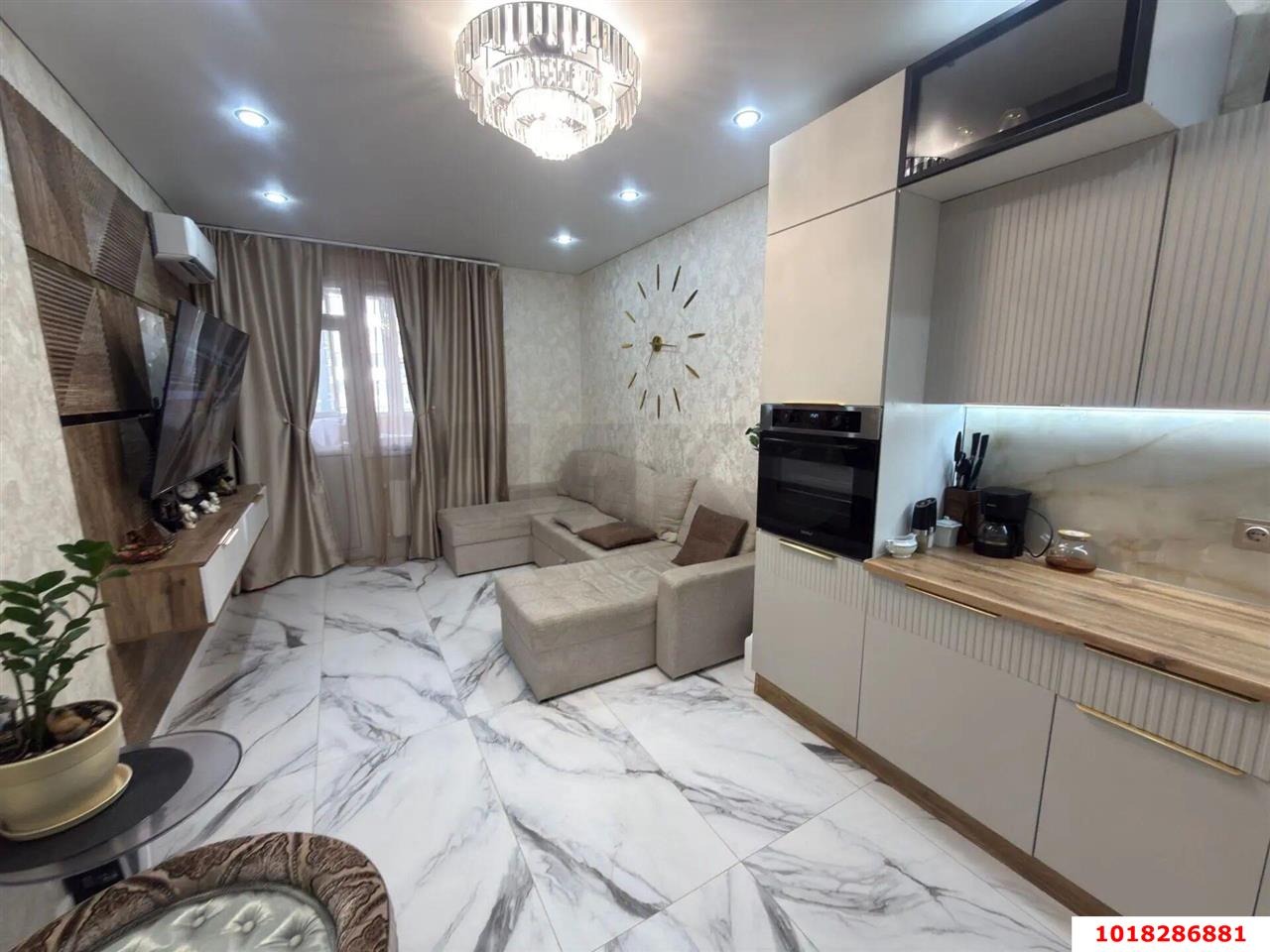 Фото №3: 3-комнатная квартира <span class="whitespace-nowrap">72 м²</span>, <span class="whitespace-nowrap">12/16 эт.</span> - Краснодар, Прикубанский внутригородской округ, мкр. ЖК Хорошая Погода, ул. Кирилла Россинского, 3/1