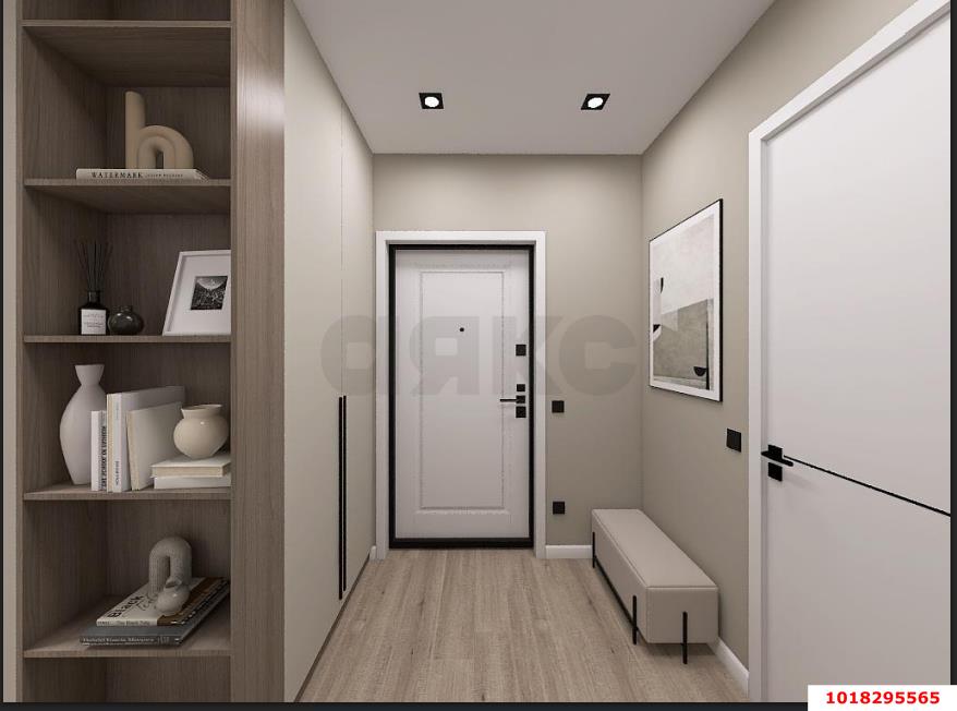 Фото №7: 1-комнатная квартира <span class="whitespace-nowrap">40 м²</span>, <span class="whitespace-nowrap">14/18 эт.</span> - Краснодар, Карасунский внутригородской округ, Черёмушки, мкр. ЖК Айвазовский, ул. Старокубанская, 123А