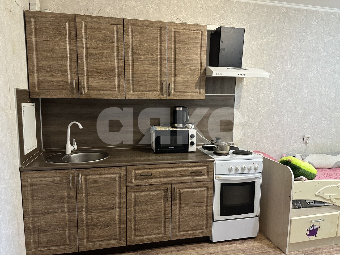 Фото №1: Студия <span class="whitespace-nowrap">23 м²</span>, <span class="whitespace-nowrap">1/16 эт.</span> - Анапа, Горгиппия, мкр. ЖК Горгиппия, ул. Адмирала Пустошкина, 22к4