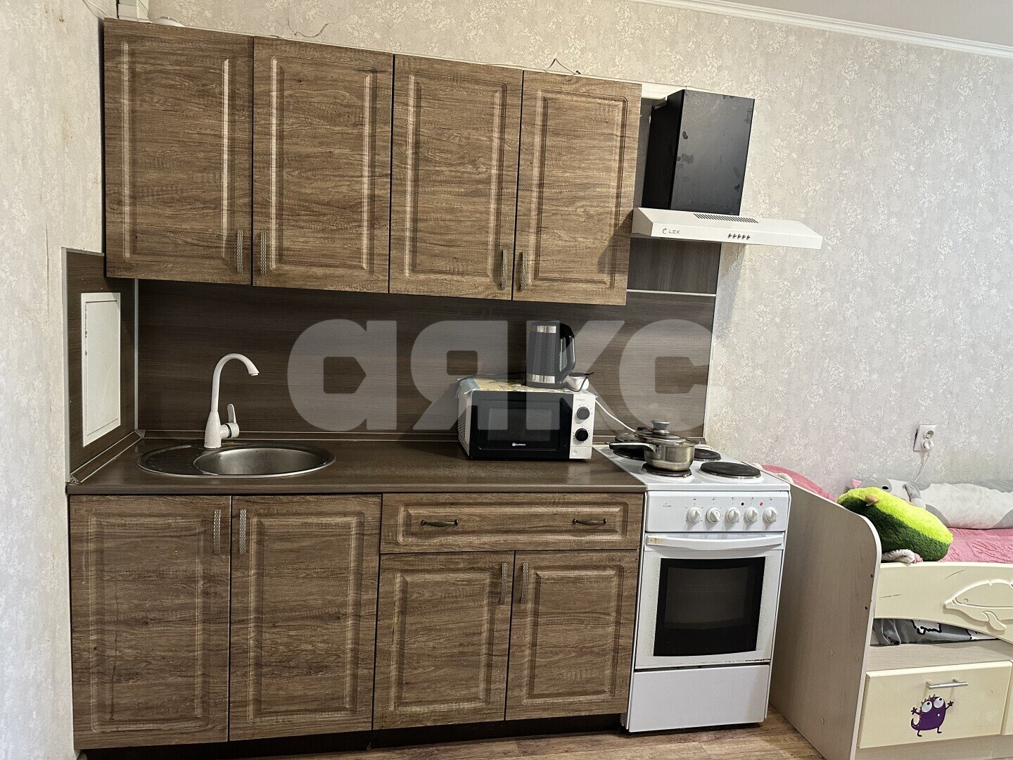 Фото №3: Студия <span class="whitespace-nowrap">23 м²</span>, <span class="whitespace-nowrap">1/16 эт.</span> - Анапа, Горгиппия, мкр. ЖК Горгиппия, ул. Адмирала Пустошкина, 22к4