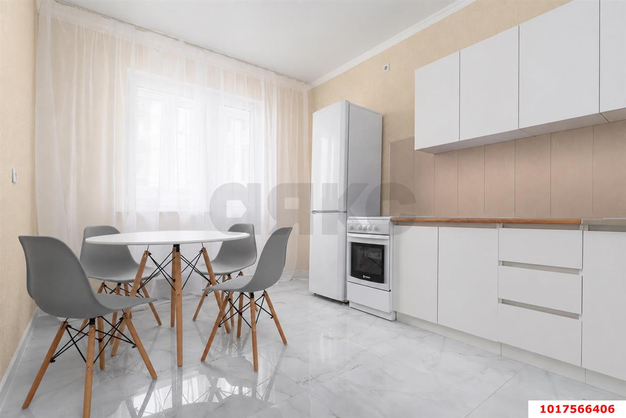 Фото №4: 1-комнатная квартира <span class="whitespace-nowrap">50 м²</span>, <span class="whitespace-nowrap">4/24 эт.</span> - Краснодар, Кожзавод, ЖК Резиденция, мкр. Западный внутригородской округ, ул. Кожевенная, 22